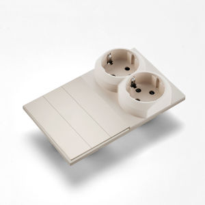 Skin Sensation Power Sockets Rocker Switch Wall Socket Button Light Switch Skin Feel Paint Integrated Panel Embedded Embedded
