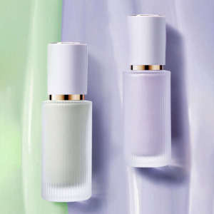 ✷Purple Isolation Cream genuine goods Breathable Correct Brighten Skin Color Green Invisible Pores Plain Makeup Front Base Makeup Front Milk♝