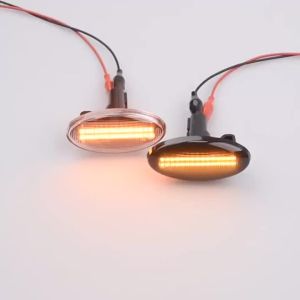 2x Dynamic LED Repeater Fender Side Marker Light Turn Signal Indicator Binker For Subaru Liberty Forester Impreza WRX STI GDA