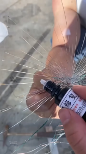 (COMBO 5 lọ) Keo dán kính V01 sửa chữa vết nứt cửa sổ xe hơi kính ôtô bị vỡ phục hồi chuyên dụng