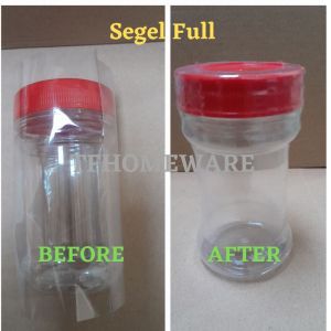 Plastik Segel Botol / Toples Sambal 150ml isi 100pcs diameter 55cm shrink wrap