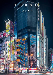 BILIBILI | Jigsaw Puzzle 1000pcs Old Tokyo Street Scene With Traditional Japanese Architecture For Adults Stress Relief Home Decor Present