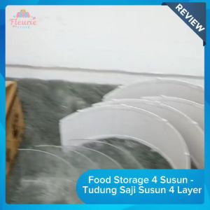 Food Storage 4 Susun - Tudung Saji Susun 4 Layer