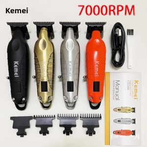 Máy Cắt Tóc Điện Kemei KM-2293 Máy Tỉa Tóc Chuyên Nghiệp Sạc Lại Được Có Màn Hình LCD Sạc Nhanh.