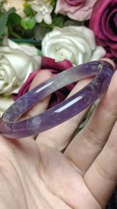 Purple Amethyst Bangle 57mm +- 天然紫水晶手镯天然无优化处理 57mm +-