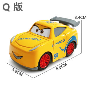 Takara Tomy | Pixar Cars 3 Cute Cartoon Alloy Toys Cars Lightning McQueen Storm Jackson Mater Sheriff Metal Die Casting Racing Toys Child Gift