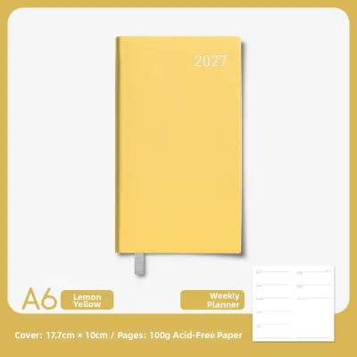 LYNLIX | Customizable Portable A6 Weekly Planner Notebook