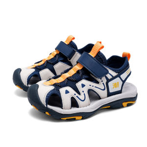 Summer Sport Sandals for Childrens 5-16 Years Boys Breathable Anti-Slip Beach Shoes Outdoor Anti-Bump Closed Toe Sandails