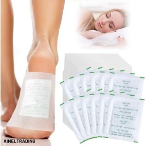 10 PIECES KINOKI Cleaning Detox Foot Pads | Ginger & Salt Foot Patch | Cleanse & Energize Your Body | Relieve Stress | Improve Weight Loss | Blood Circulation | Metabolism | Toxins | Pain | Headaches | Tiredness | Detoxifying | Vitamin C | Bamboo Vinegar