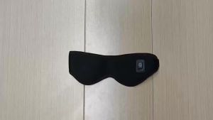 Electric Heated Massage Eye Mask - 3-Gear Vibration Timer Relieves Eye Fatigue from Overuse Reduces Dark Circles Aids Sleep