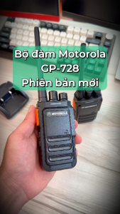 Bộ đàm Motorola GP-728 Phiên bản mới – Thiết kế nhỏ gọn công suất mạnh mẽ 8W