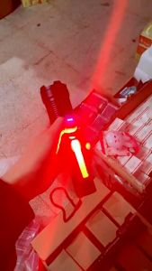 Đèn pin A76 siêu sáng chiếu xa 300m có Zoom xa gần chống nước IPX4 pin trâu 7 chế độ sáng