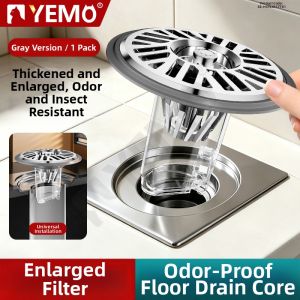 YEMO | Odor Prevention Hair Filtering Anti-Clogging Bathroom Drain Core