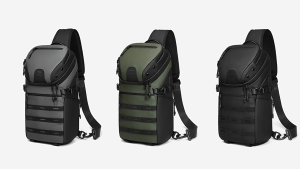 Fenruien New Large Capacity Men Fashion Chest Bag 12.9 inch Ipad Storage Bag Outdoor Motorcycle Travel Crossbody Bag