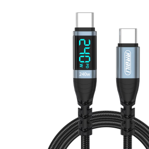Cáp Sạc Nhanh USB-C To USB-C NNBILI 240W Hiển Thị Kỹ Thuật Số Hỗ Trợ Truyền Dữ Liệu Dành Cho iPhone 18/17 Pro Huawei Samsung S26 Chất Liệu Bện