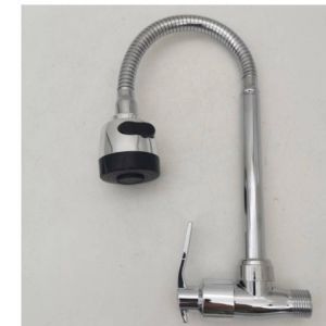 Wall Mounted Adjustable Kitchen Faucet Single Cold Water