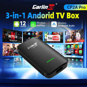 CarlinKit | CarlinKit CP2A Pro Ai Box Wireless Adapter CarPlay Android Auto Wireless Smart CarPlay Box Support YouTube Netflix 5G WIFI USB