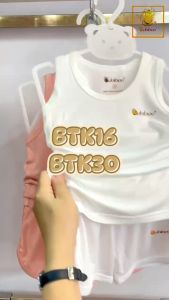 Bộ ba lỗ cho bé Babiboo bộ hè bé trai bé gái vải visco mềm mịn mát (BTK16+BTK30)