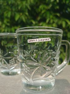 2pcs gelas kopi bahan kaca/gelas kopi