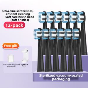 Soft Bristle Electric Toothbrush Head Replacement for Brillante Beilian Adult Oral Care Deep Cleaning Nylon Brushes Standard Design