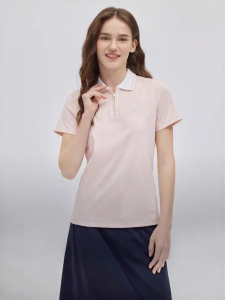 ELLE Active | Elle Active UPF50+ UV Protection Polo Shirt Cool Feeling Outdoor Sports T-Shirt Polyester Spandex Regular Fit Long Sleeve