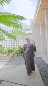 GAMIS ABAYA  GHANEEA PREMIER BY VASYA / DRESS SABRINA BORDIR