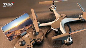 Dwi 801 drone 4k HD Dual camera anti-fall and collision-resistant optical flow dual-camera fixed-height Aerial hovering remote control drone toy