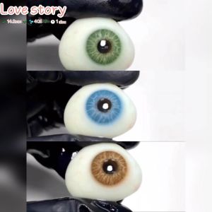 คอนแทคเลนส์สีน้ำตาล 14.2mm คอนแทคเลนส์ Fashion Lens Love Story Brown - คอนแทคเลนส์สีน้ำตาล 14.2mm