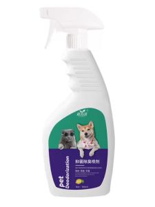 DORRIKEY Pet Deodorant Spray 500ml Lemon Dog Cat Freshener Deodorizer Anti Bacteria Sanitizer Spray DD CAT & PET