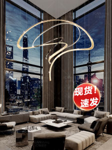 Modern Luxury Crystal Chandelier Large Living Room Villa Double Height Butterfly Light Designer High End Atmosphere