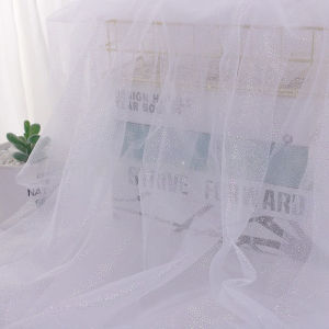 Glitter Tulle Fabric Soft Illusory Rainbow Color Mesh For DIY Girl Skirt Headband Handmade Sewing Cloth Accessory Lace Materials