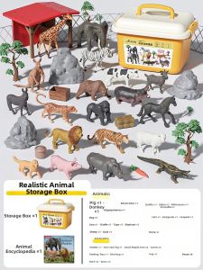Aomosin | Educational Zoo Animal Figures Playset