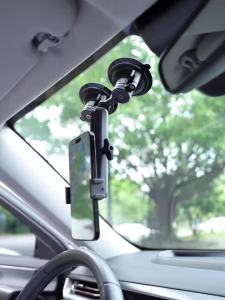 Giá Đỡ Máy Tính Bảng Ô Tô FANAUE 1 Inch Đế Hút Chân Không Xoay 360 Độ Tương Thích Với Giá Đỡ RAM Dùng Cho Kính Chắn Gió
