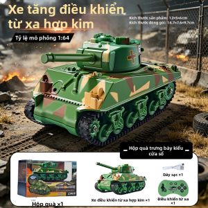 Mô Hình Xe tăng Mini Sherman RC