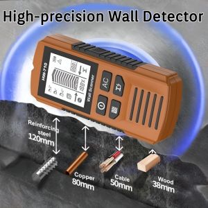 Stud Finder Multifunctional Portable Wall Detector Large Area Sensor Handheld Wire Detector With LCD Display