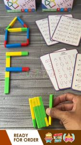 Mainan Edukasi Magnetic puzzle - Mainan Susun Balok Plastik Magnet - Puzzle Magnet