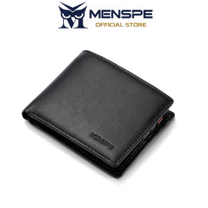 MENSPE Men Wallet Soft PU Wallet Business Wallets High Quality PU Leather Coin Bag Zipper Multi-Card Position ID Credit Cards Holders Solid Color Travel Purses Coin Pouch