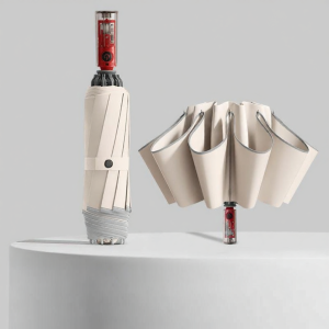 Anti-rebound and Strengthened Windproof 10 Ribs Automatic Reverse Folding Umbrella