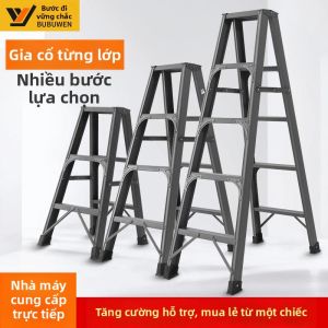 Cầu Thang Bậc Gập Đen Xám Thép Carbon Cường Lực