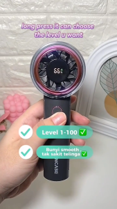 JINCASE DriftMax Handheld Fan | 4000mAh | 13000 RPM & 100 Speed Level