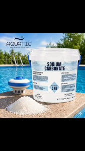 Sodium Carbonate 5KG | Pool pH Increaser Soda Ash | Raise pH and Balance Water Treatment