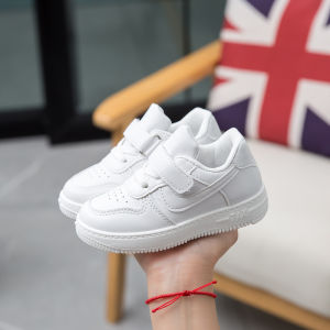 Ultra-Light Spring Autumn Childrens Sports Shoes Soft Bottom School White Shoes for Boys And Girls Campus Shoes Kids Footwear