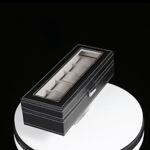 【COD】Jewelry Display Storage Box Watch Storage 6/12 Slots Grids Organizer Case Leather