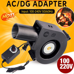 Outdoor BBQ Fan PWM Blower Fan For Kalan With Speed Control 12V 2A Large Air Flow AC Powered Turbo Fan for Camping Picnic Trip BBQ