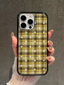 Korean Style Phone Case Women Full Cover Star Anti-Fall Protection for Apple 17 pro Max iPhone 16 Full Pack 14 New 16 pro Max Unique High-End Feel
