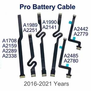 New Laptop For Macbook Pro Battery Flex Cable A1708 A2159 A2289 A2338 A1989 A2251 A1990 A2141 A2442 A2485 2016-2021 Years