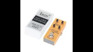 IRIN | IRIN High Gain Distortion Effect Pedal AN-14 Electric Guitar Effector from AC/DC Crunch to Heavy Metal with Full Range EQ