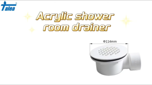 Talea Acrylic Shower Base Drain Grid Tray Waste Outlet Bathroom Drain 114mm (QF020C003)