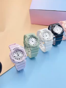 1แถม นาฬิกา AIKE Sport สีม่วงพาสเทล - ทนทาน มีสไตล์ กันน้ำ แถมกล่อง สีแถมคละสี