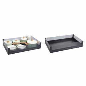 QIANJU | Aluminum Drawer-style Storage Basket for Dishes and Condiments